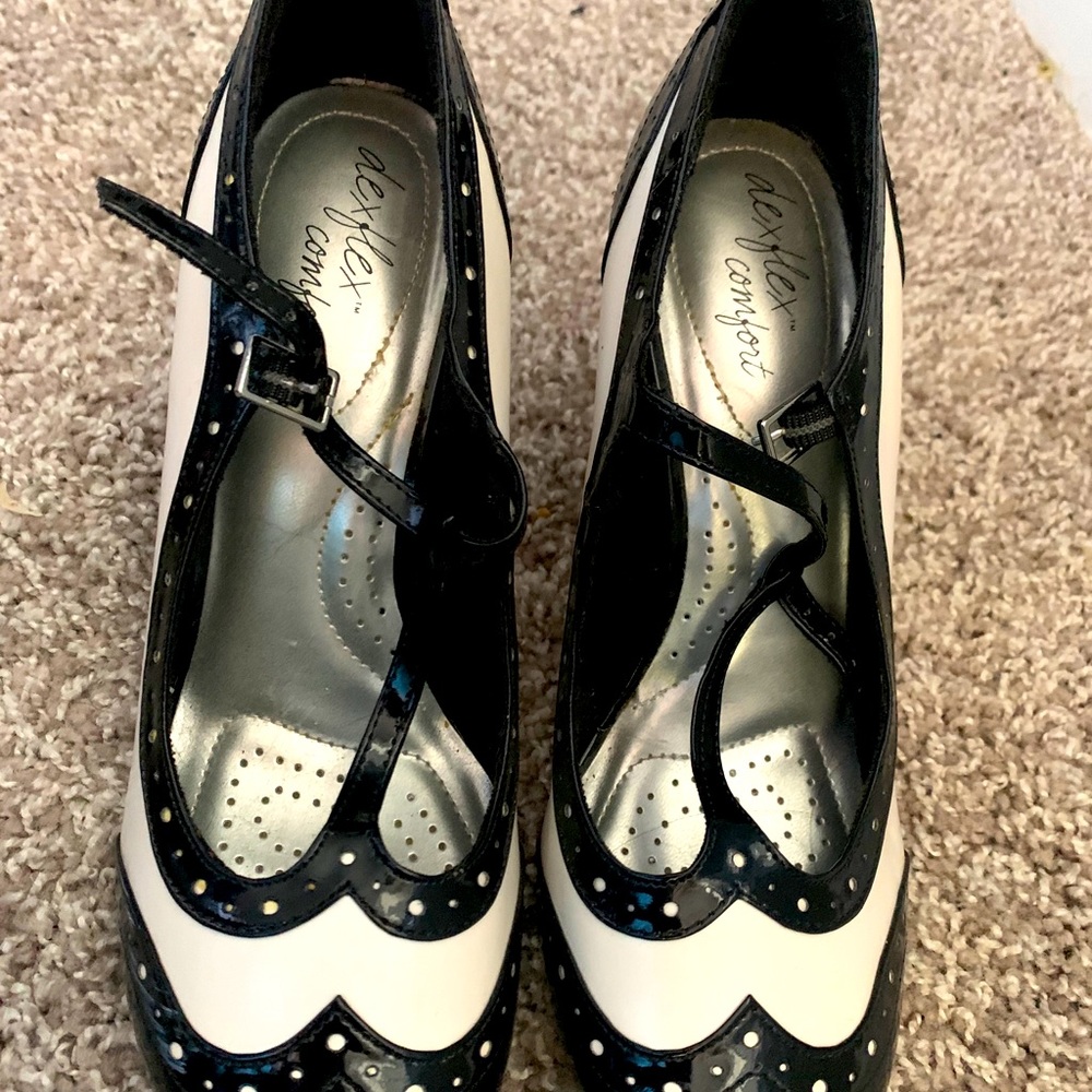 Discontinued Black & White Heels, gently used